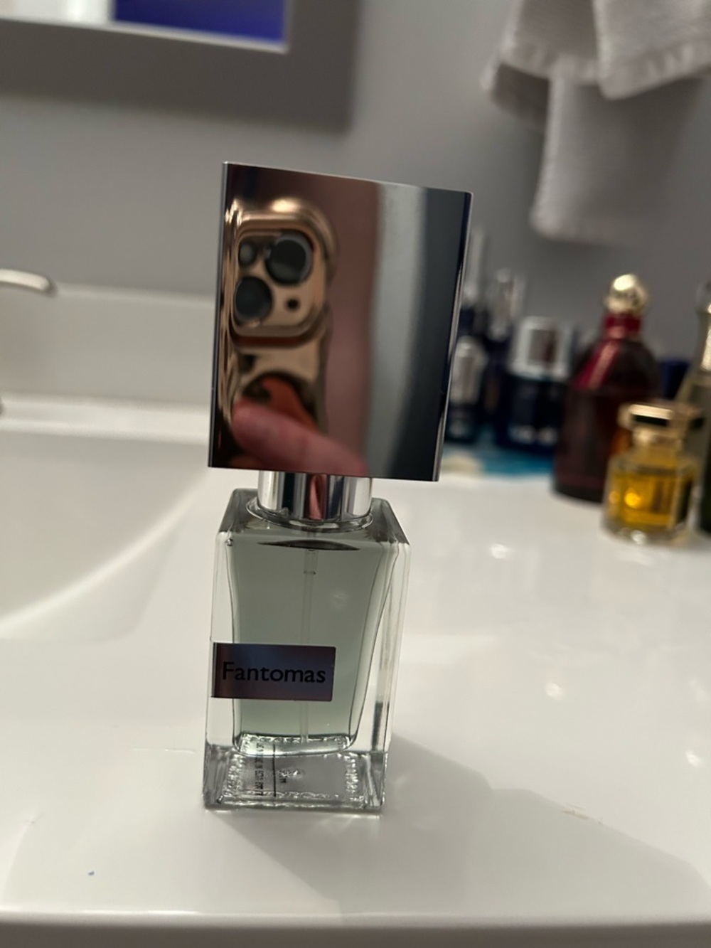 Nasomatto Fantomas Eau de Parfum - Silver Cap, Clear Bottle